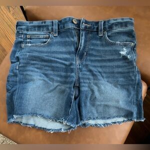 American Eagle Outfitters Dark Blue Jean Shorts The Dream Jean